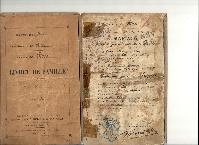 Livret de famille Lemerre D&eacute;pret